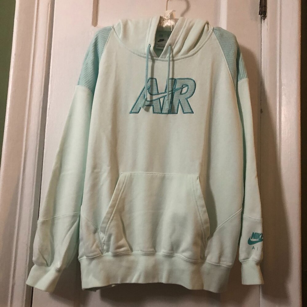 nike medium aqua blue hoodies